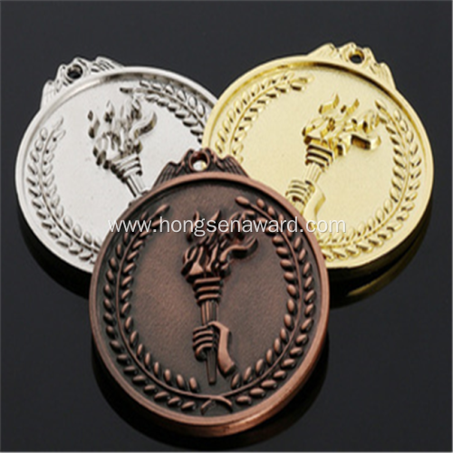 Olympic torch medals for sports